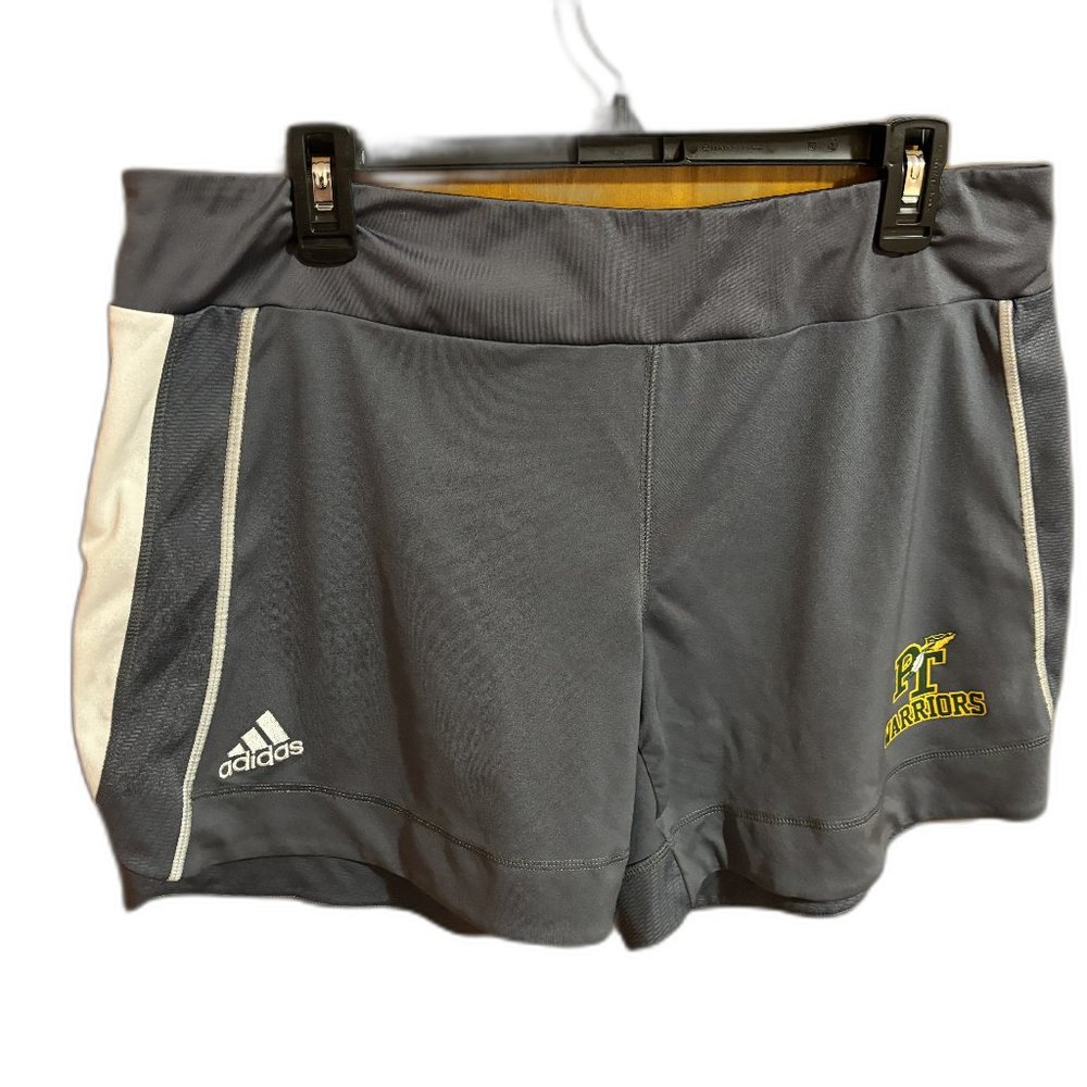 Adidas Climacool Grey with White Stripe Running Shorts Customized PT‎ Warriors